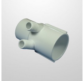 Colector Agua 2 Salidas (Ø21 mm.) - Conexión 2" (USA) Macho/Hembra (Encolar)