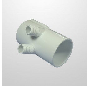 Colector Agua 2 Salidas (Ø21 mm.) - Conexión 2" (USA) Hembra/Hembra (Encolar)