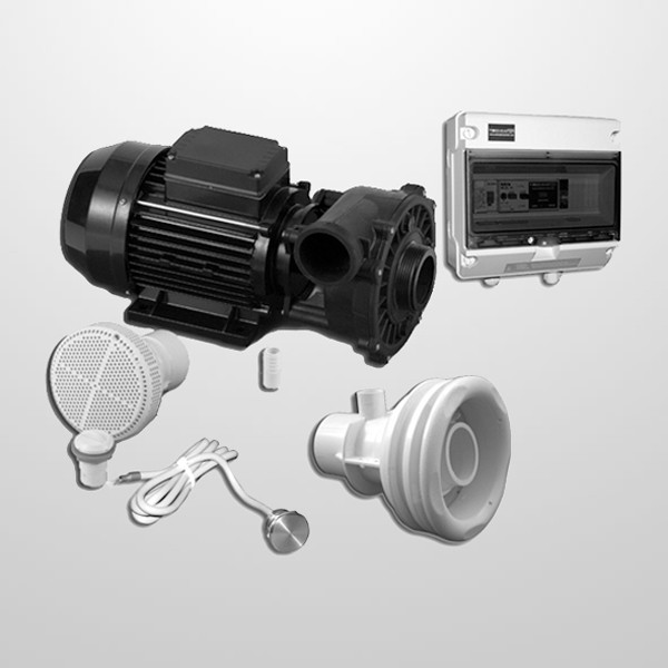 Kit NCC Obra + Bomba 2HP + Cuadro Digital + Pulsador Inox 316L
