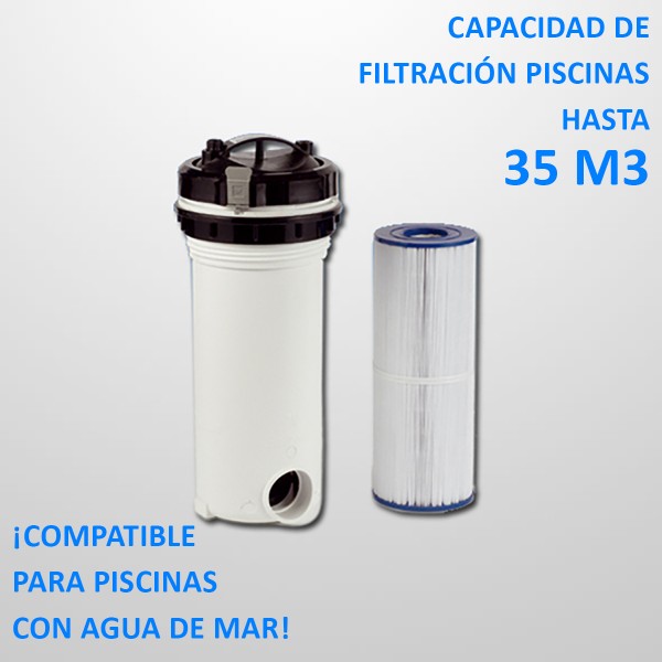Filtro de Cartucho Top (50 SQF) - Para piscinas hasta 37m3